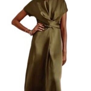 J. Jill Backless Olive Dress